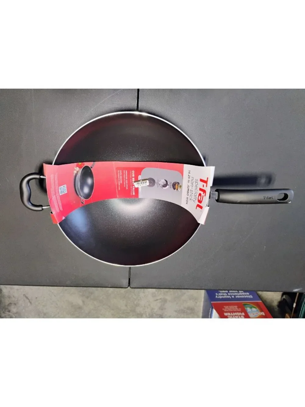 T-Fal Specialty Non-Stick 14.25-Inch Jumbo Wok Dishwasher Safe